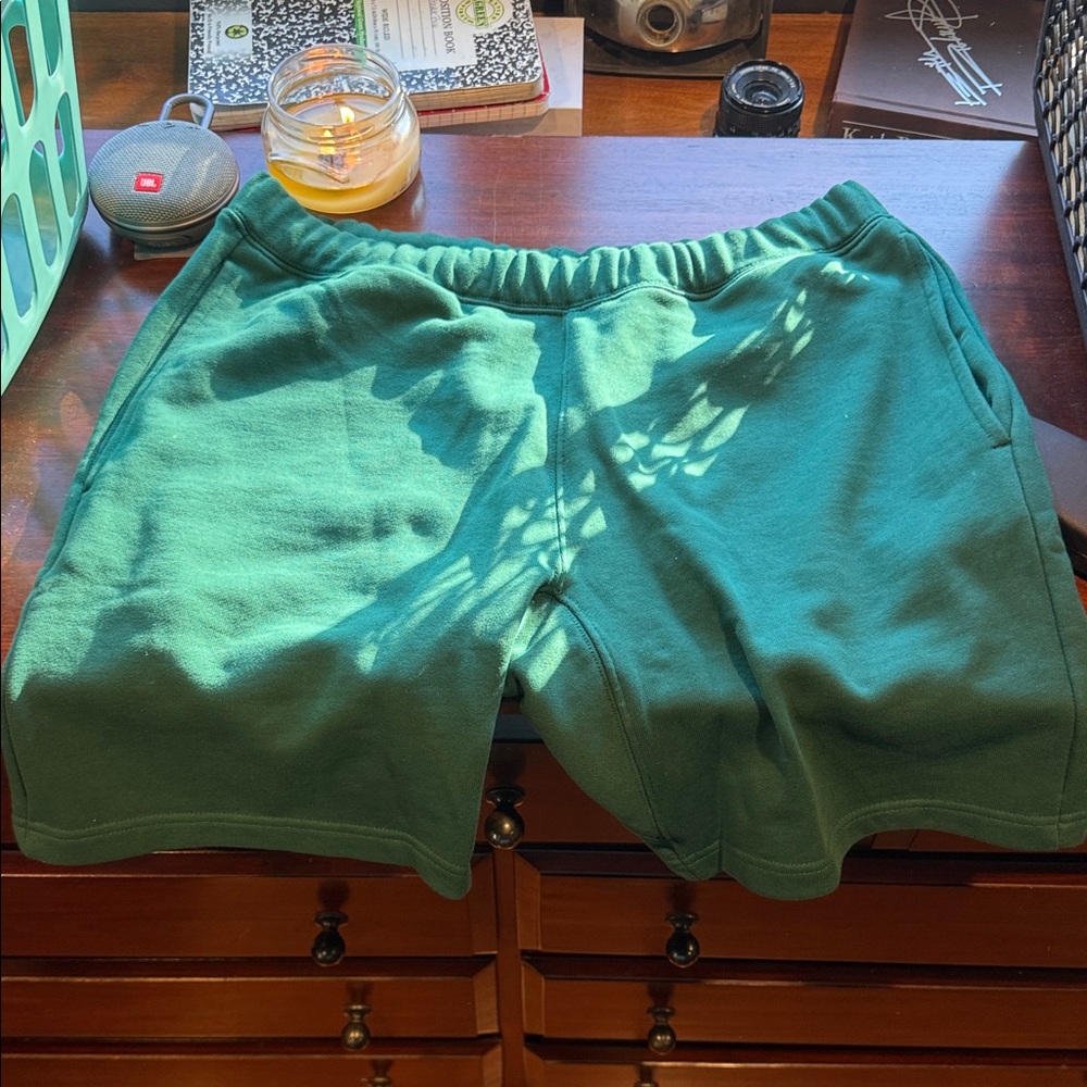 H&M Forest Green mens sweat Shorts